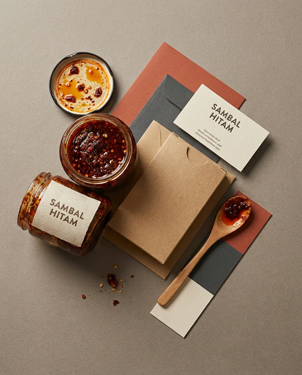 Brand system for a small-batch sambal