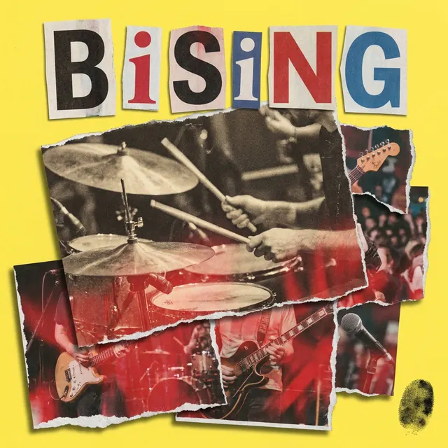 [object Object] — Cut-out photos and torn type. Punk energy, controlled.