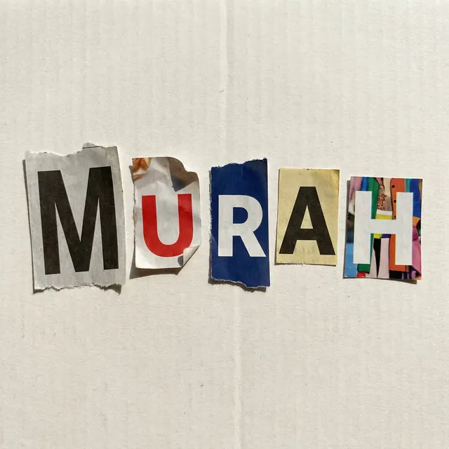 [object Object] — Letters cut from print and stuck down one at a time.