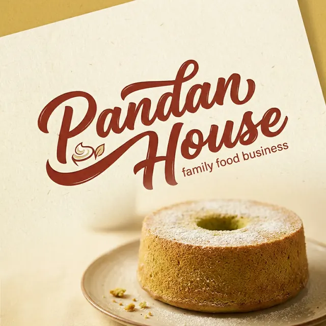 [object Object] — Hand-lettered logo with warmth. Friendly food branding.